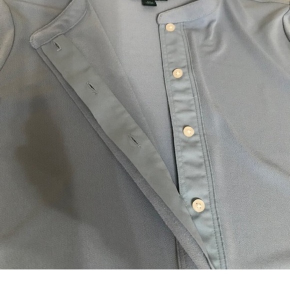 LAUREN Ralph Lauren Women's Light Blue Tunic Blouse Sz L - Picture 11 of 11